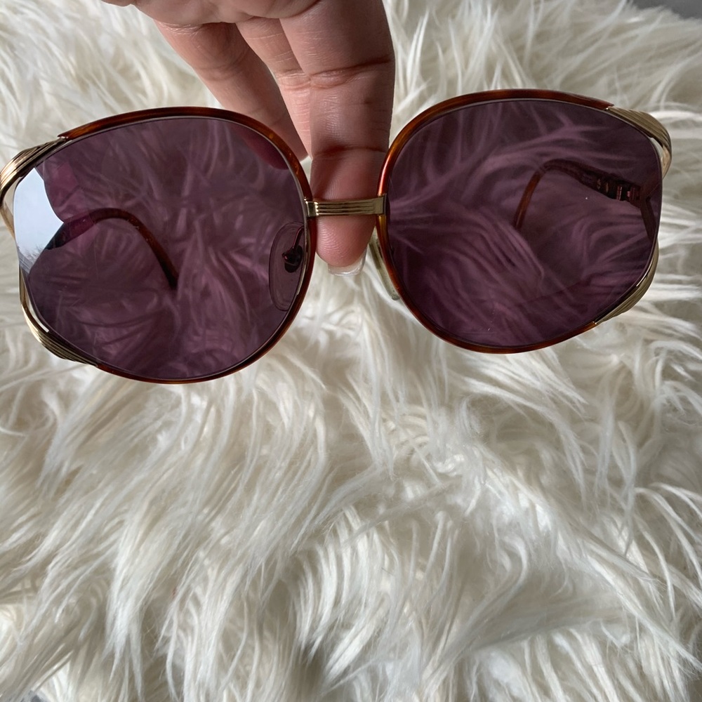 1940's CHRISTIAN DIOR VINTAGE OVERSIZED GLASSES - Picture 7 of 8